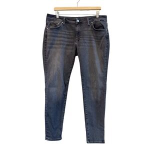 Mavi Wmns Casual Mid Rise Gray Wash Alexa Skinny Jeans Size 34/30